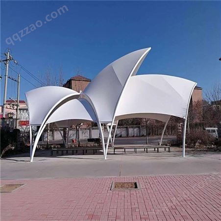 上海博聪承接膜结构景观工程 旅游区开发做钢膜结构景观棚 外观美丽