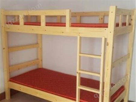 洛阳西工双人实木床 实木上下床 学校寝室实木床