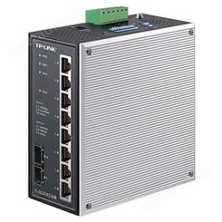 TP-LINK TL-SG2210交换机 TL-SG2210工业级千兆2光8电光纤收发器Web网管交