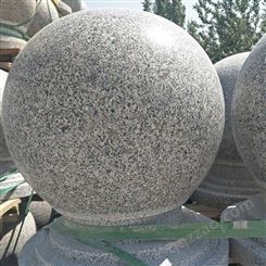 鑫华石材现货销售优质芝麻白直径60圆球