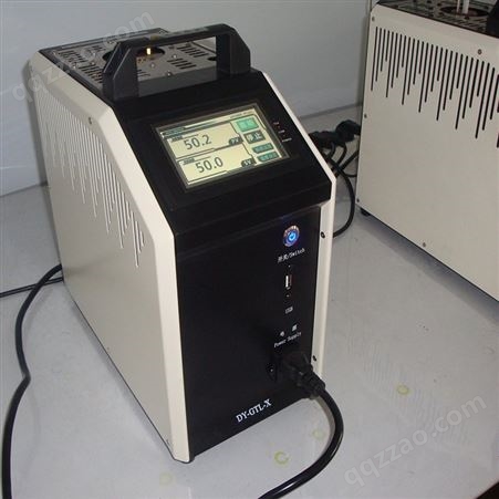泰安德美主要生产 DY-GTL450X便携干体炉超大液晶屏中温触摸式干体炉