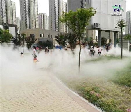 郑州供应水雾喷雾降尘设备厂家 雾喷除霾 消毒节能
