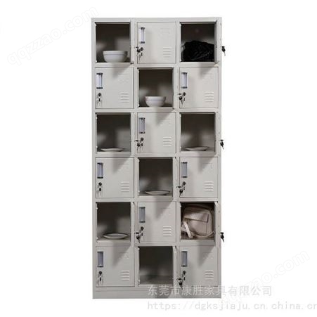 深圳工厂员工床储物柜18门铁皮柜带锁加厚款
