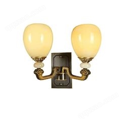 全铜壁灯 天然玉石壁灯 纯铜壁灯 铜质室内壁灯双庆灯饰定制
