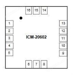 InvenSense 振动、接近、位移传感器 ICM-20602