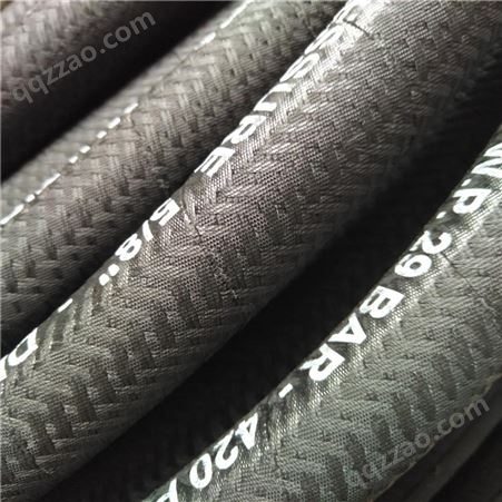 耐高温橡胶管定制 高压钢丝编织油管 夹线布输油胶管 高低压橡胶软管厂家