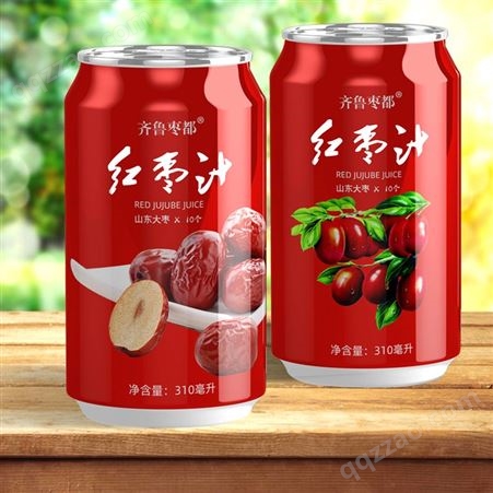 红枣汁代加工 优选山东大枣 原厂家oem贴牌代加工 易拉罐饮料 公司