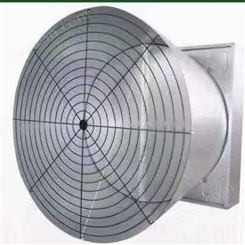 1260型玻璃钢直连式风机 加厚外壳 热镀锌喷塑防护网 规格定制