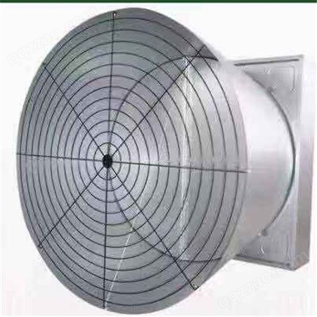 1260型玻璃钢直连式风机 加厚外壳 热镀锌喷塑防护网 规格定制