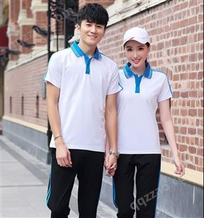 夏季中学生短袖运动套装T恤跑步套装学院风韩版男女校服