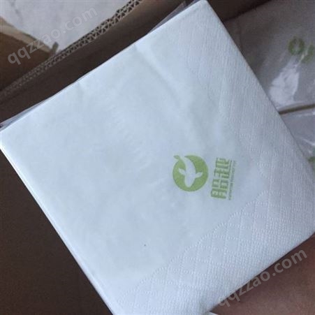 面巾纸公司 免费加印logo 餐厅印标方巾 免费设计 全国配送
