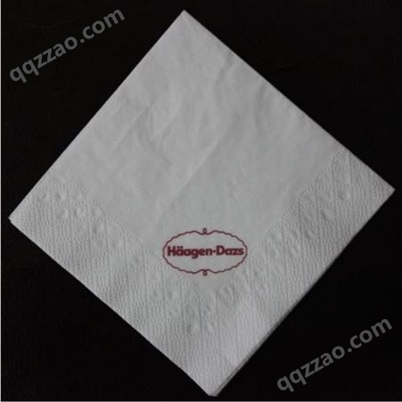 面巾纸公司 免费加印logo 餐厅印标方巾 免费设计 全国配送