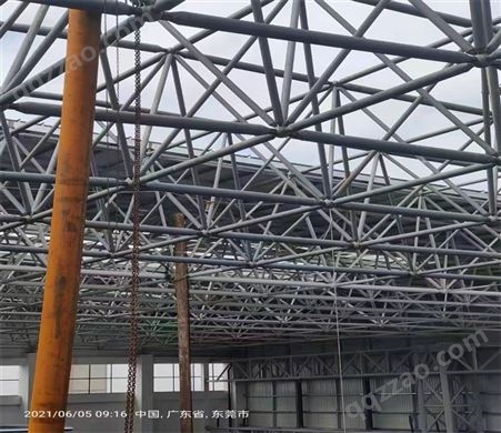 05环保热电厂主厂房网架     多层钢结构网架工程    安装定做