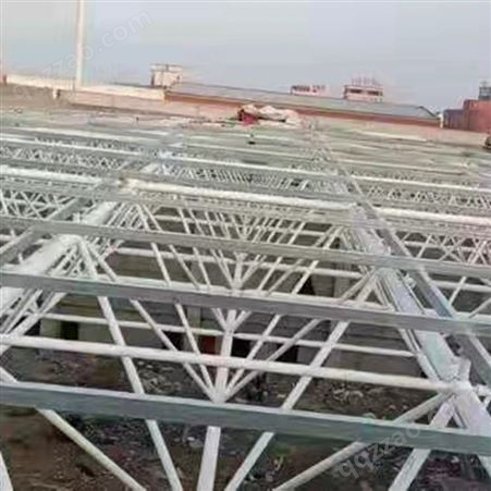华轩钢结构 专业定制安装加工中学风雨操场网架 工期短质量高