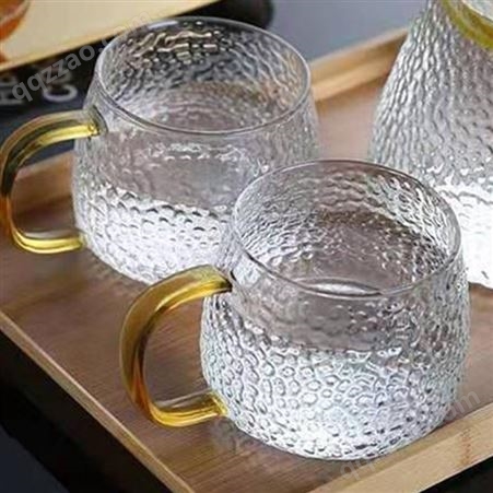 高硼硅耐高温玻璃壶玻璃杯 创意玻璃杯子  玻璃餐具