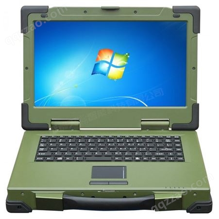 14寸全加固笔记本电脑镁铝合金材质军绿色笔记本电脑