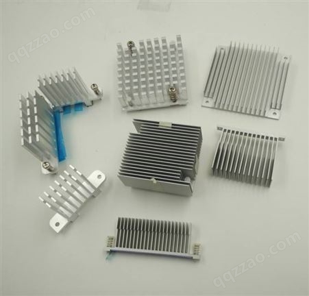 微型散热器，东莞厂家肋片式散热片定制，2280固态硬盘SSD散热片