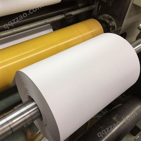 厂家批发 高白度票据双胶纸 卷筒双胶纸 印刷米黄双胶 收银纸鸿远
