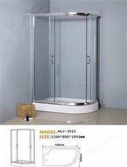 梅州简易玻璃隔断市场价格 可定制的简易淋浴隔断厂家批发