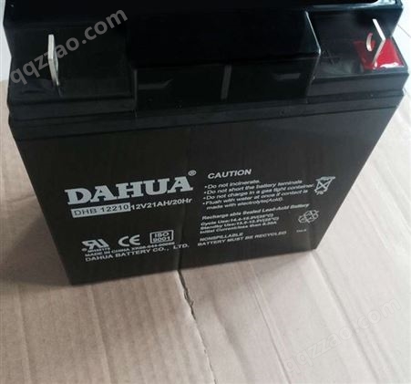 大华DAHUA蓄电池DHB121000 12V100AH大华阀控密封铅酸常规电池DAHUA电瓶