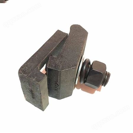 焊接型压轨器 镀锌钢板顶板 可调双孔压轨器 厂家优惠