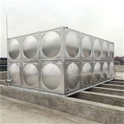 304不锈钢生活水箱长方形组合保温生活蓄水箱批发定制供水设备