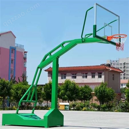 冠龙体育 室外成人可移动凹箱篮球架价格 户外移动式凹箱篮球架 成人家用凹箱球架