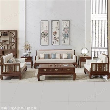 江苏专业生产酒店新中式简约新中式家具图片罗汉床贵妃榻