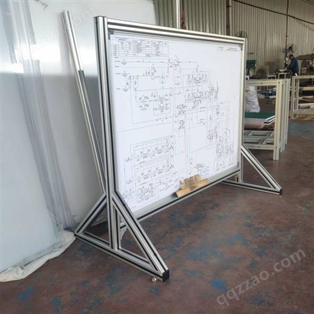 非标加工生产车间管理看板 仓库看板 可移动铝型材白板架子