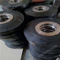 衡水诚宇加工定制 橡胶包胶 导向轮制品 铁件包胶轮 橡胶包胶轮