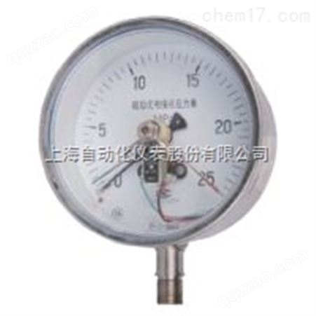 YXC-100BFZ耐蚀抗振磁助电接点压力表0-1.6MpaYXC-100BFZ