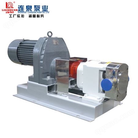 上海连泉 LQ3A-3食品级不锈钢凸轮转子泵 高粘度 卫生级转子泵