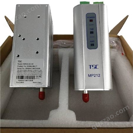 TSC信通MP210-ST20D3DB-HV卡轨式工业级串口光纤收发器