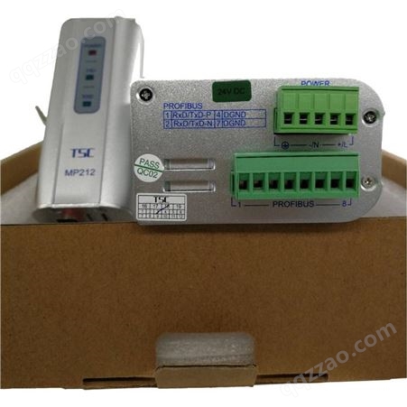 TSC信通MP210-ST20D3DB-D2卡规式工业级单光口Profibus收发器ST多模双纤