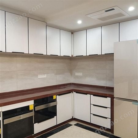 铝唯全铝家居定制 整体厨房橱柜 欧式厨房收纳组合柜
