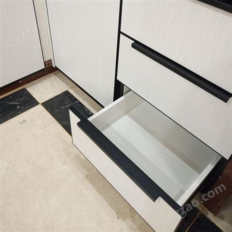 铝唯全铝家居定制 家用整体全铝橱柜 厨房置物架