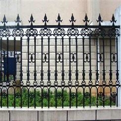 普罗盾铁艺护栏铸铁护栏庭院围墙栏杆小区建筑透视墙别墅防护栏