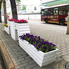 道路高跟鞋pvc花箱 可定制景观绿化种植花槽 市政隔离花盆