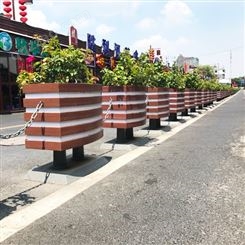 市政pvc花箱护栏 微发泡景观简约种植花盆 提供安装园艺花槽