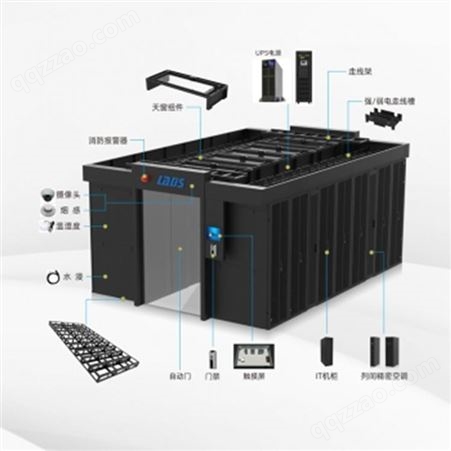 微模块数据中心双排10机柜单柜6KW功率80K 北京UPS精密空调厂家 UPS精密空调价格