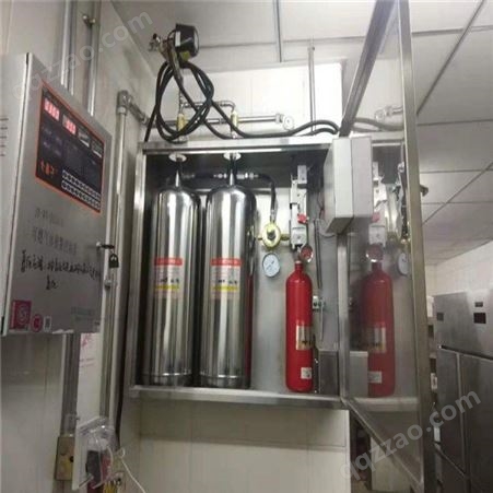 餐饮酒店厨房灭火设备  烟罩自动灭火设备价格