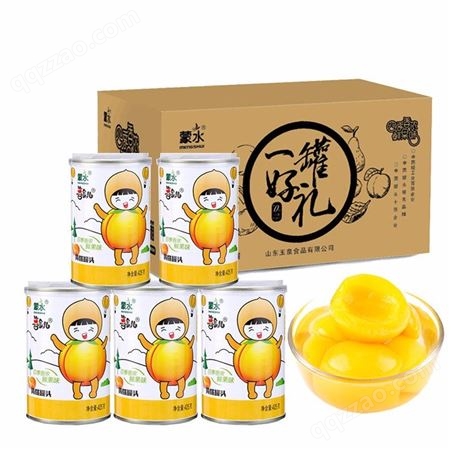 蒙水 水果罐头 厂家批发供应黄桃水果罐头