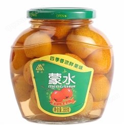 蒙水 山楂水果罐头 果蔬罐头厂家