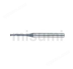 MISUMI ALC涂层硬质合金平头型立铣刀 2刃/超短刃/长颈型 ALC-PEM2LBC1.5-8