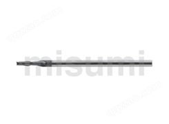 米思米 现货供应 ALC涂层硬质合金平头型立铣刀 2刃/4刃/尖角/标准刃长型/长柄型 ALC-LS-PEM2RC6