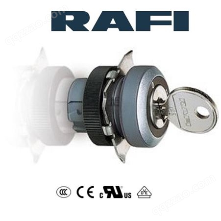 德国RAFI进口钥匙锁开关RAFIX 22 QR型号1.30.245.201