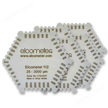 英国Elcometer112六角湿膜梳  B112-1B湿膜测厚仪