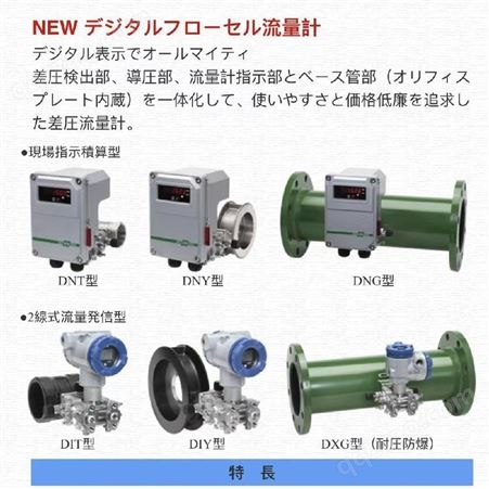 日本FLOW CELLフロ-セル数字式流通池流量计2线制流量传输型DXG防爆