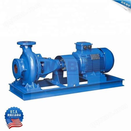 进口卧式管道泵 美国力浦WCBP 原厂直供 不锈钢材质 不阻塞性能