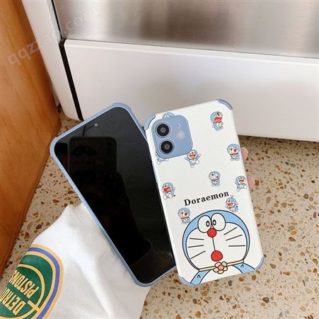 苹果6P手机壳 小羊皮哆啦A梦手机饰品保护套